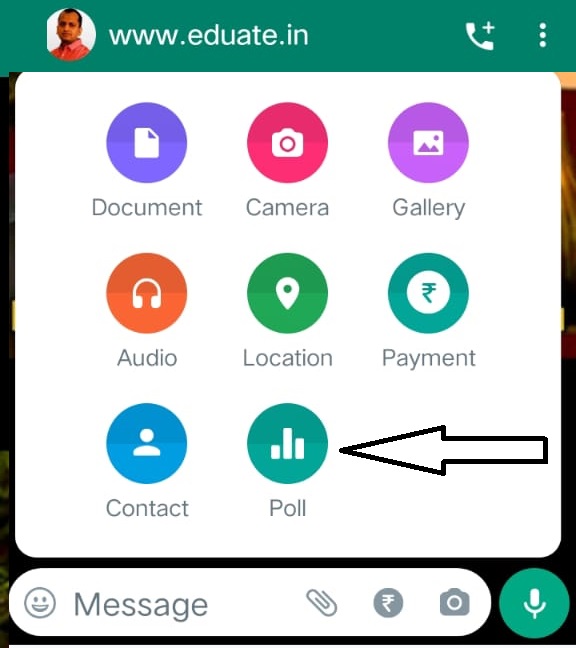 Whatsapp In-Chat poll Updates